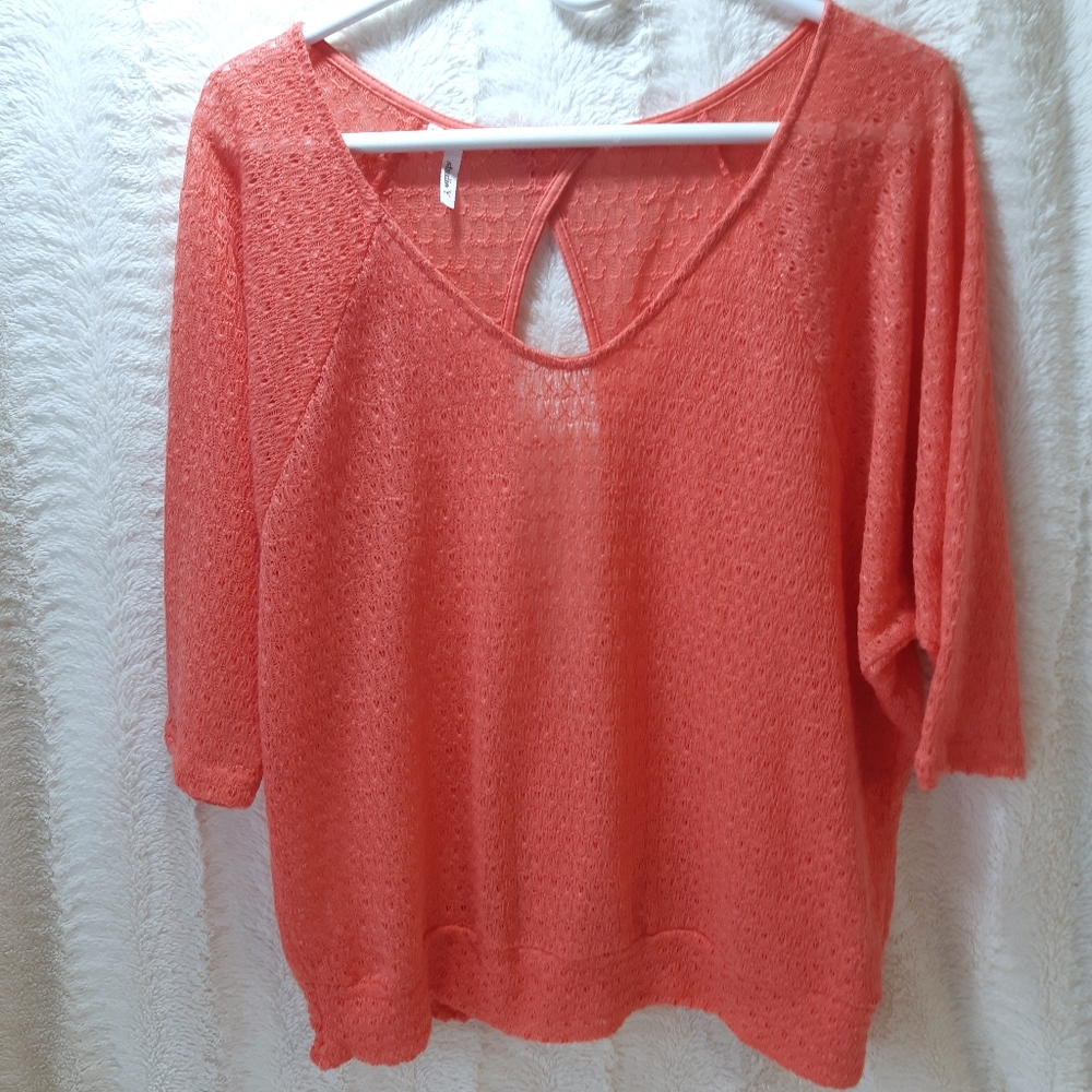 Studio Y Coral Mesh with Open Back Detail